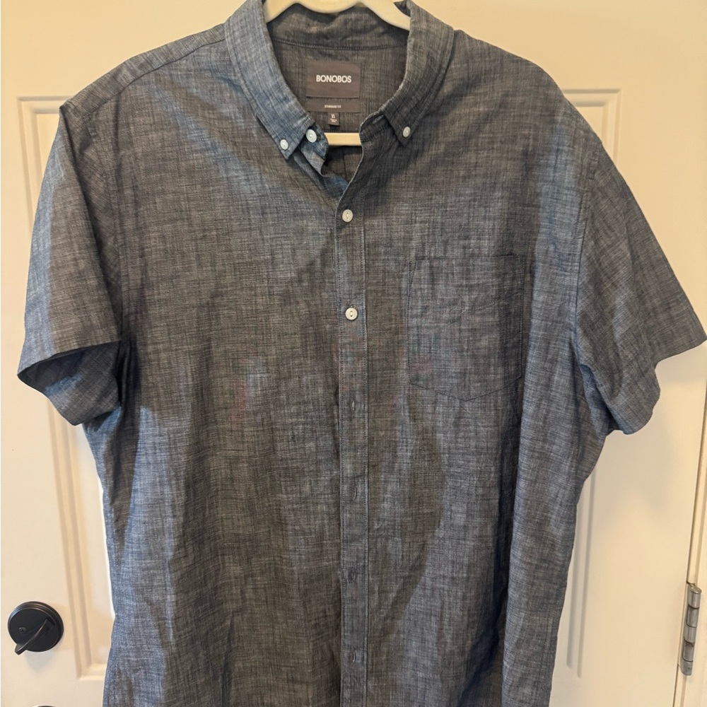 Bonobos Men's Charcoal Button Down Shirt
